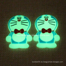 Promoción Doraemon de PVC personalizado con Golw en oscuridad